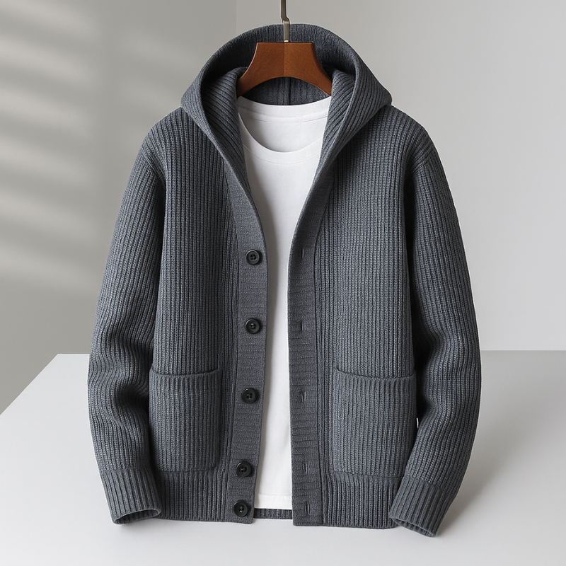 Axel | Cardigan homme en laine