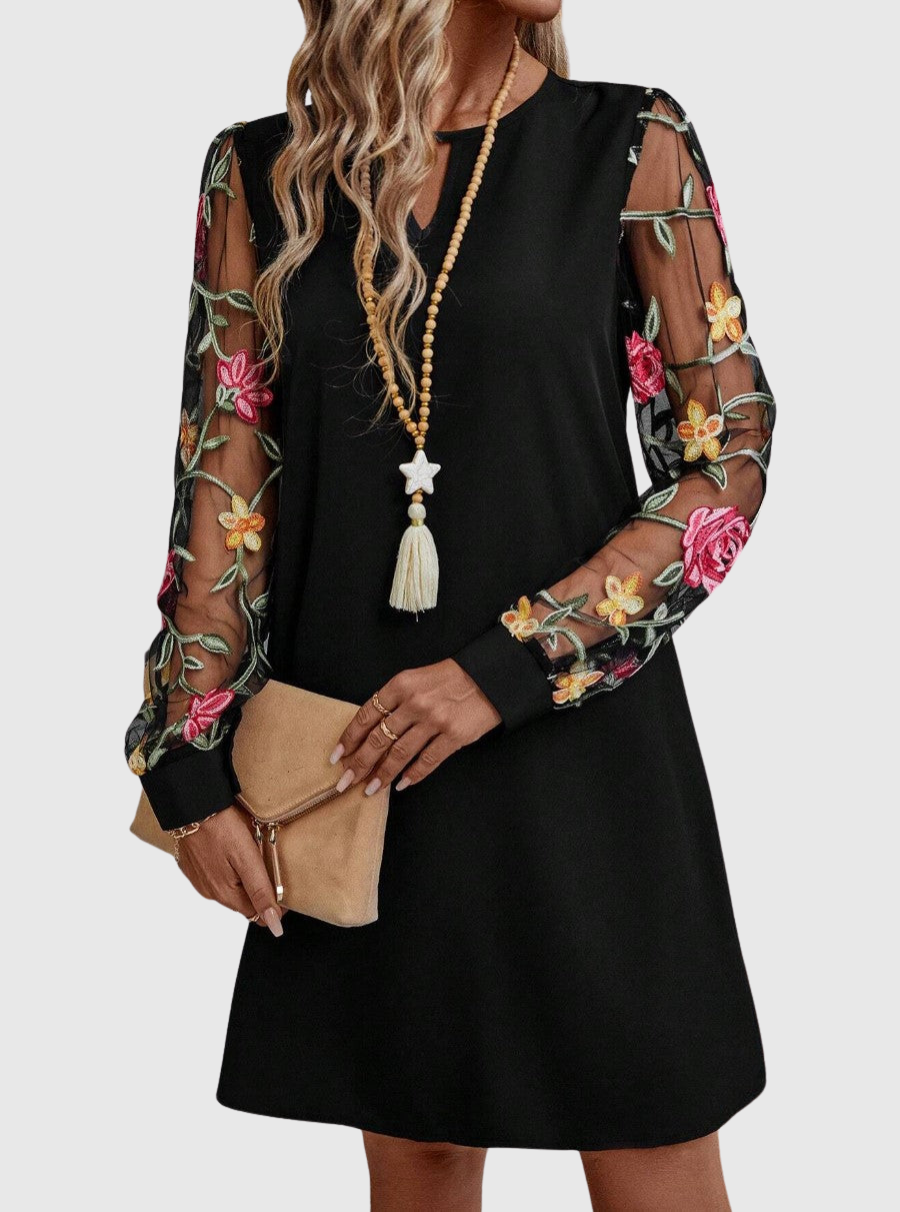 Thaïs | Robe Mini Élégante – Douce & Féminine