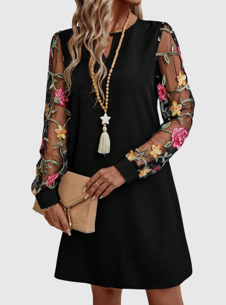 Thaïs | Robe Mini Élégante – Douce & Féminine