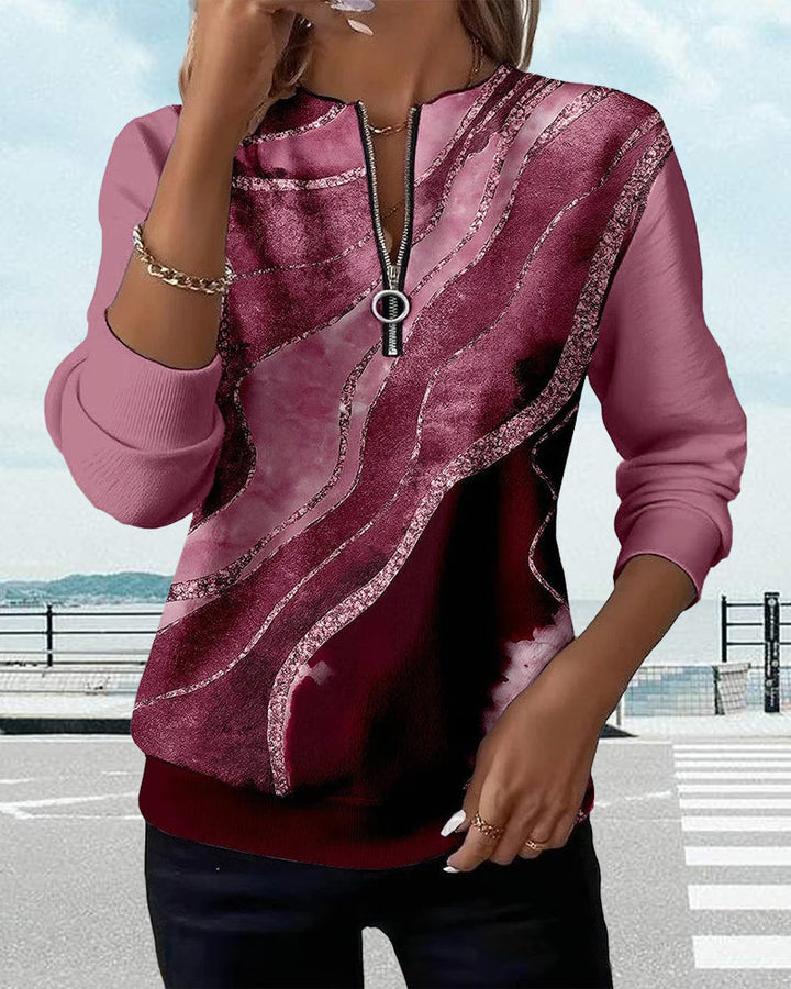 Lyra | Pull Vintage à Demi-Zip